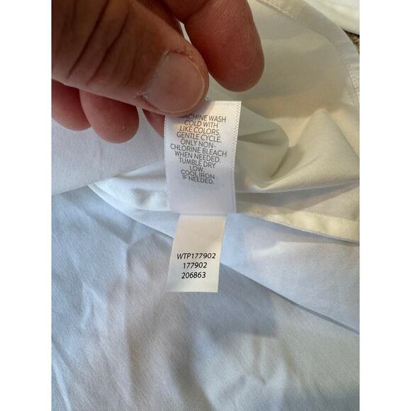 J. Jill Crisp, cotton blouse/shirt; size Med/Petite; Lightweight summer blouse - Picture 6 of 12